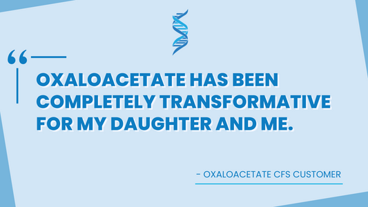 "Working full-time, have no PEM, fibromyalgia pain eliminated." - Oxaloacetate CFS