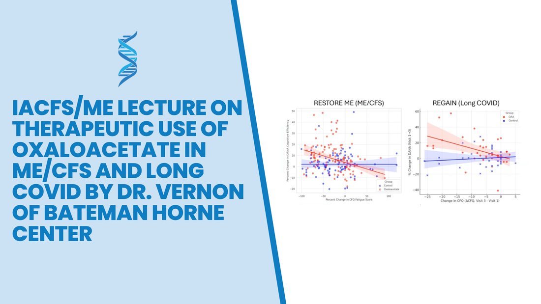 IACFS/ME Lecture On Therapeutic Use of Oxaloacetate in ME/CFS and Long COVID by Dr. Vernon of Bateman Horne Center