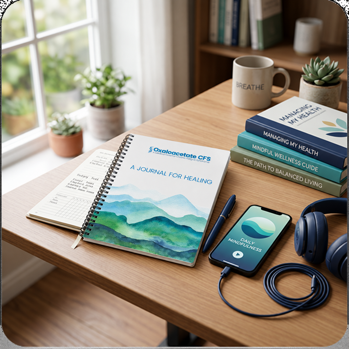 Wellness journal and patient support materials